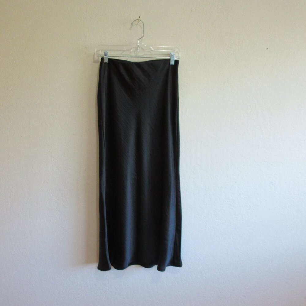 a new day Black Satin XS Maxi Skirt